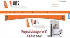 Desktop Screenshot of antsprojects.co.za